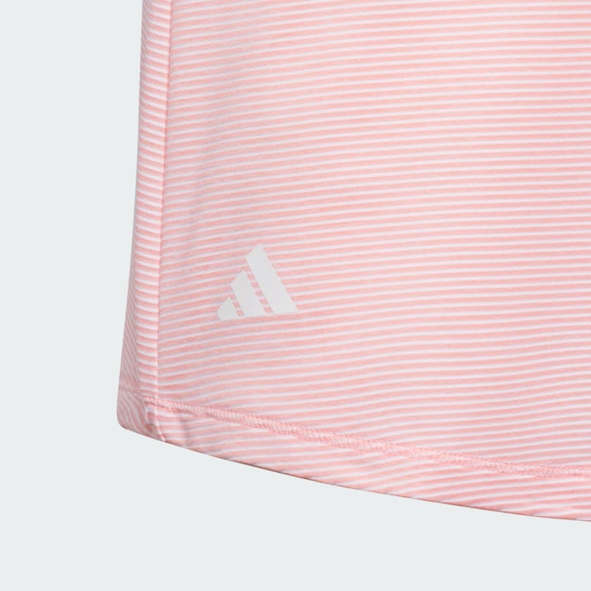 Kids' Ottoman Striped Sleeveless Polo Shirt