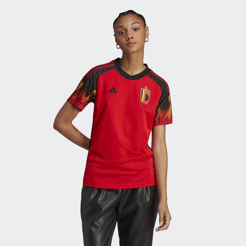 Women's Belgium 22 Home Jersey