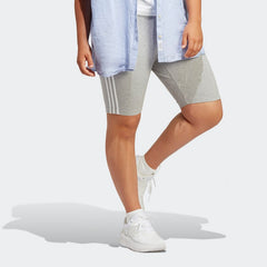Women's Essentials 3-Stripes Bike Shorts (Plus Size)