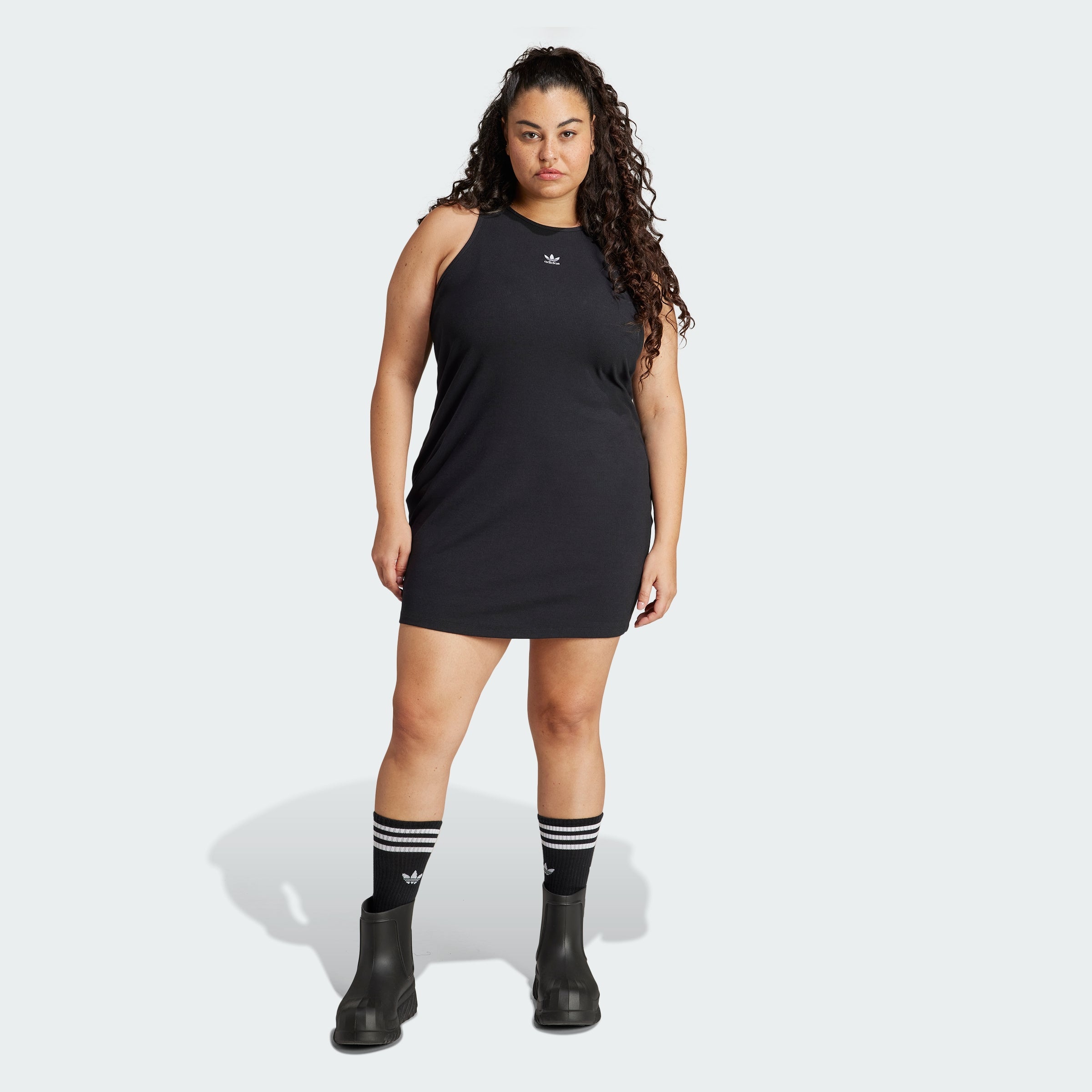 Women's Essentials Rib Tank Dress (Plus Size)