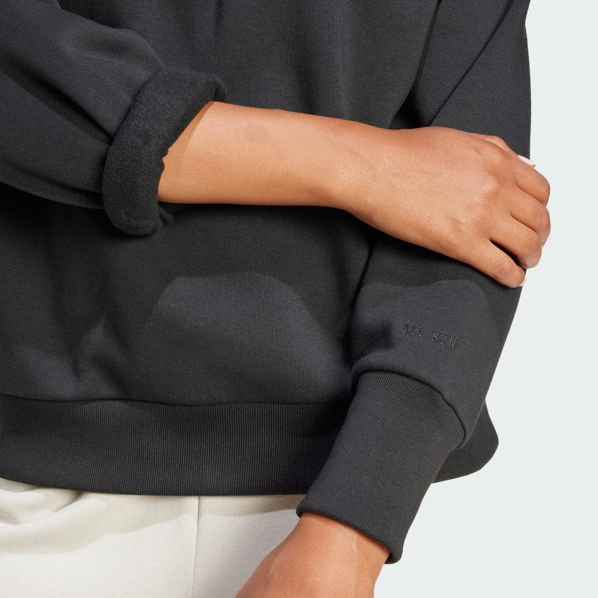 Women's ALL SZN Fleece Loose Quarter-Zip Sweatshirt