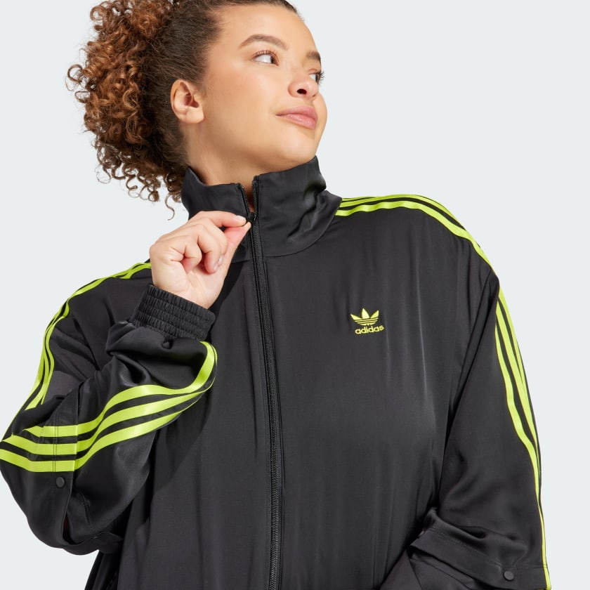 Women's Satin Firebird Track Top (Plus Size)
