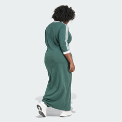 Women's Adicolor Classics 3-Stripes V-Neck Maxi Dress (Plus Size)