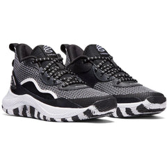 Big Kids' Under Armour Curry Basketball Shoes 3Z 24 "Black Halo Gray"