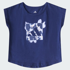 Kids' adidas Two-Piece Short Sleeve Cotton Tee and Woven Shorts Set
