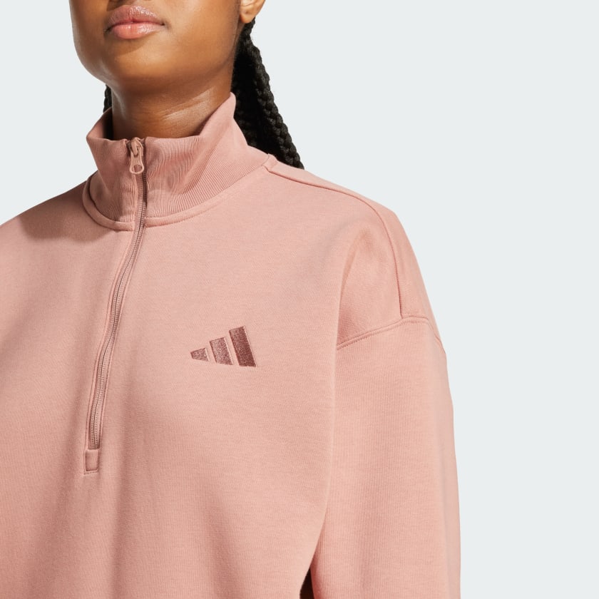 Women's ALL SZN Fleece Loose Quarter-Zip Sweatshirt