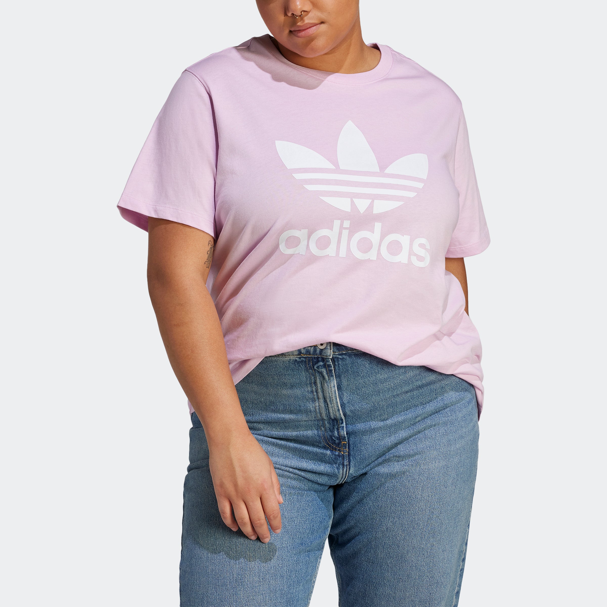 Women's Adicolor Classics Trefoil Tee (Plus Size)