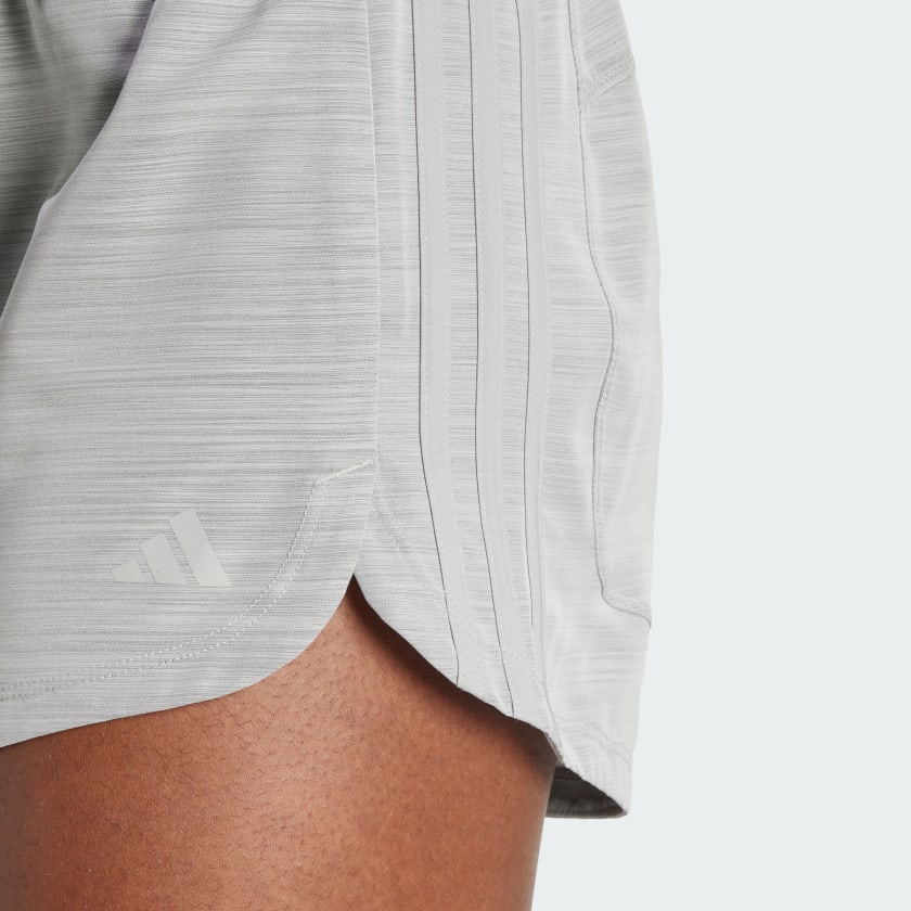 Women's Pacer Training 3-Stripes Woven High-Rise Shorts