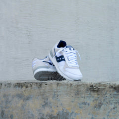 Mens Saucony Shadow 5000 (White/Navy)