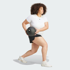 Women's Pacer Essentials Knit High-Rise Shorts (Plus Size)