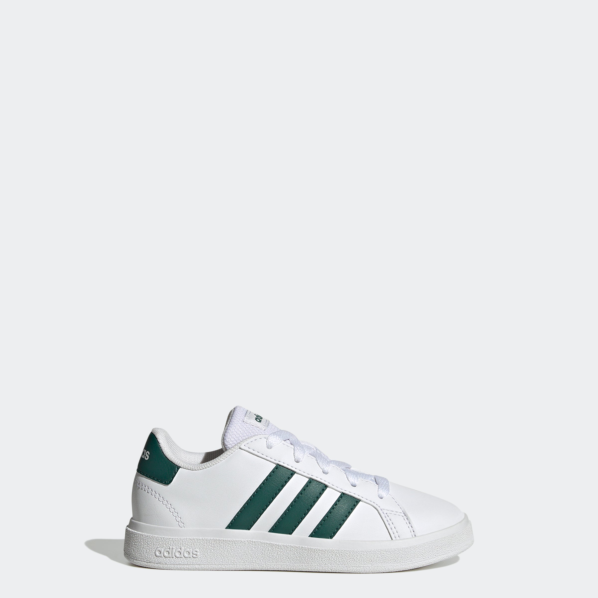 Kids' Grand Court Lifestyle Tennis Lace-Up Shoes