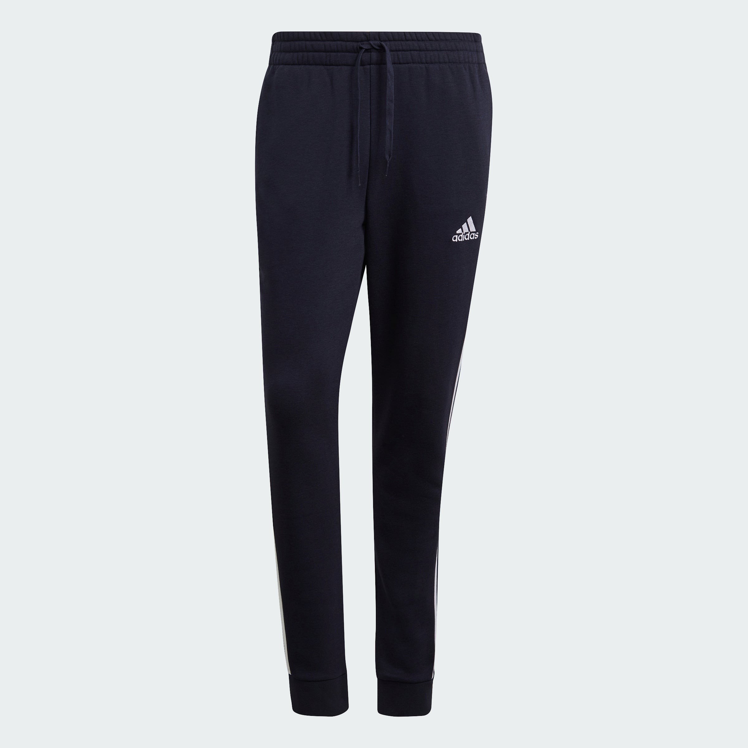 Men's Essentials French Terry Tapered-Cuff 3-Stripes Pants