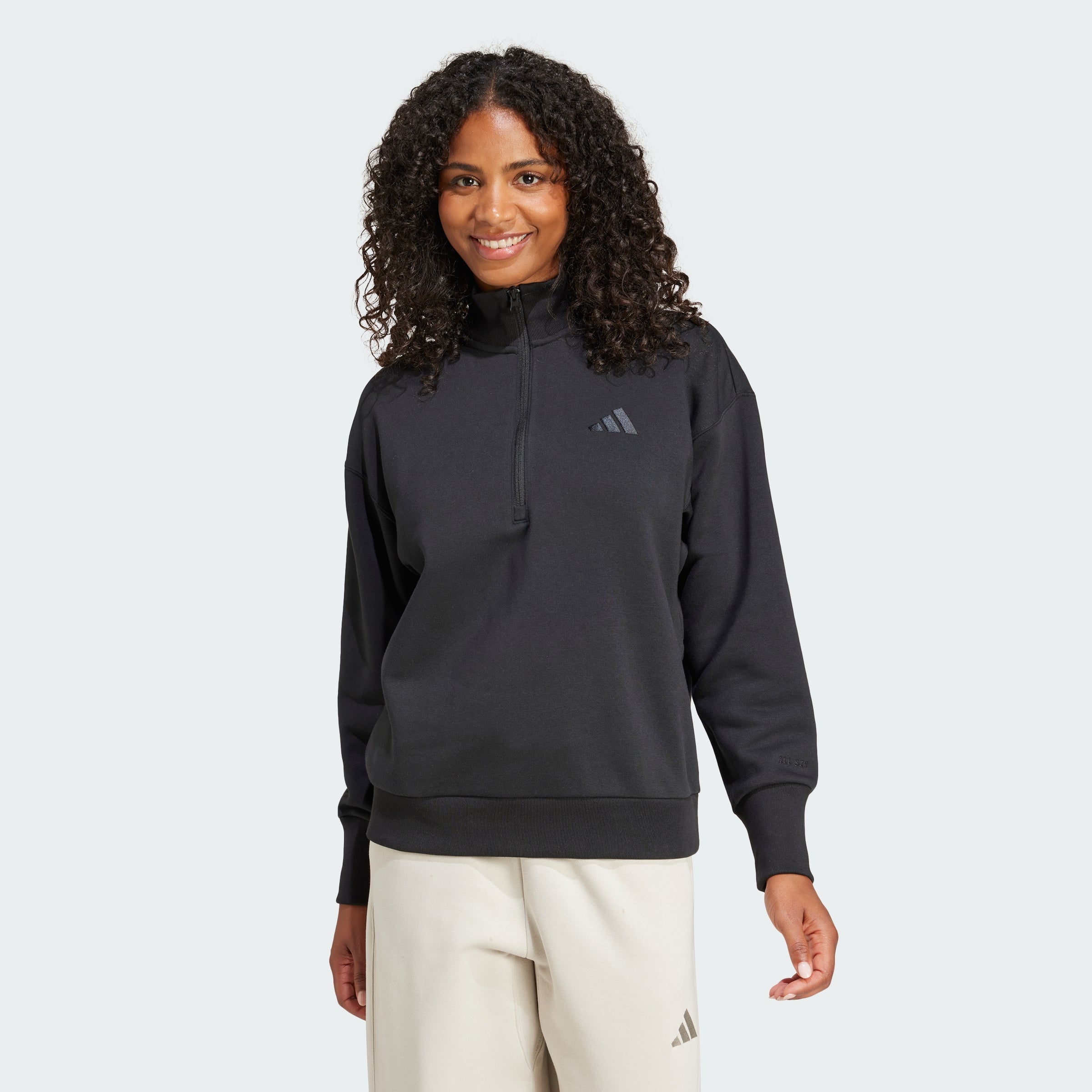 Women's ALL SZN Fleece Loose Quarter-Zip Sweatshirt