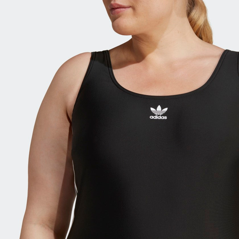Women's Adicolor 3-Stripes Swimsuit (Plus Size)