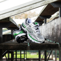 Mens Saucony ProGrid Omni 9 (Silver/Green)