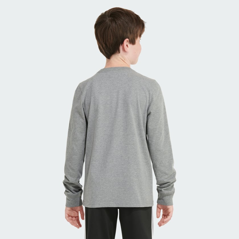 Kids' Long Sleeve Graphic Heather Tee