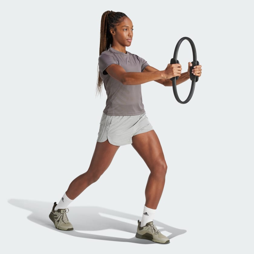 Women's Pacer Training 3-Stripes Woven High-Rise Shorts