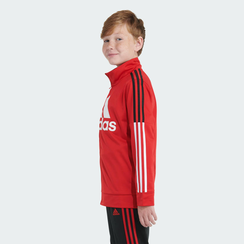 Kids' Two-Piece Contrast 3-Stripe Tricot Track Set