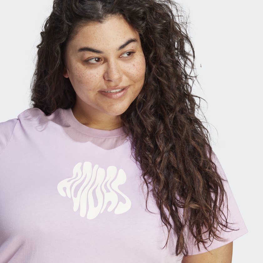 Women's Floral Graphic Tee (Plus Size)