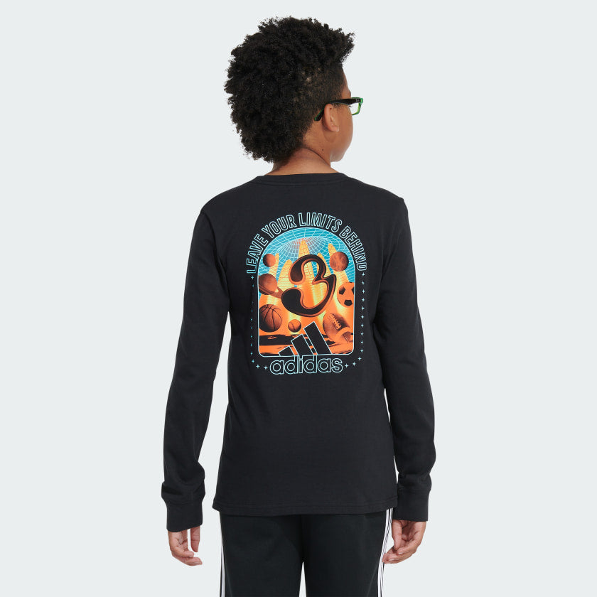 Kids' Long Sleeve Space Age Tee