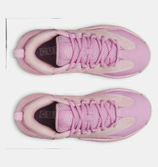 Big Kids' Under Armour Curry 3Z 25 Suede "Pink Dusk" (Unisex)