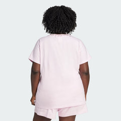 Women's adidas Essentials Linear Cotton Tee (Plus Size)