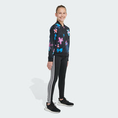 Kids' Allover Print 3-Stripes Tricot Jacket