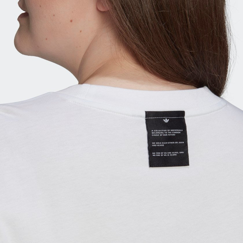 Women's Long Sleeve Crop Tee (Plus Size)