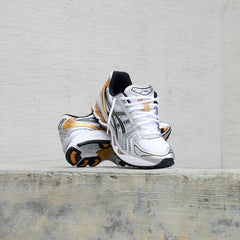 Mens Asics Gel-Kayano 14 (White/Pure Gold)