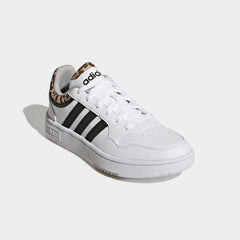 Women's Hoops 3.0 Basketball Low Classic Leopard Graphic Shoes
