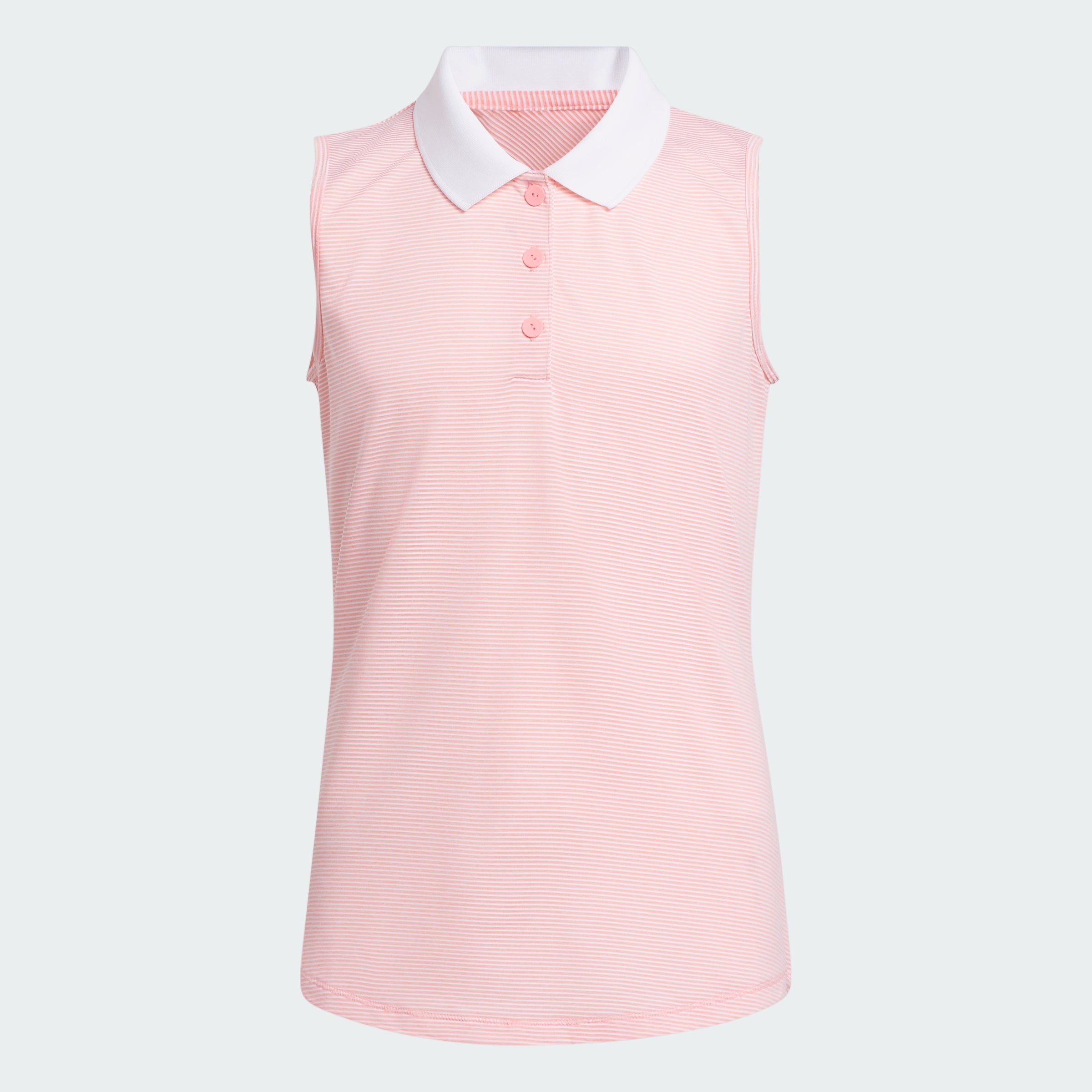 Kids' Ottoman Striped Sleeveless Polo Shirt