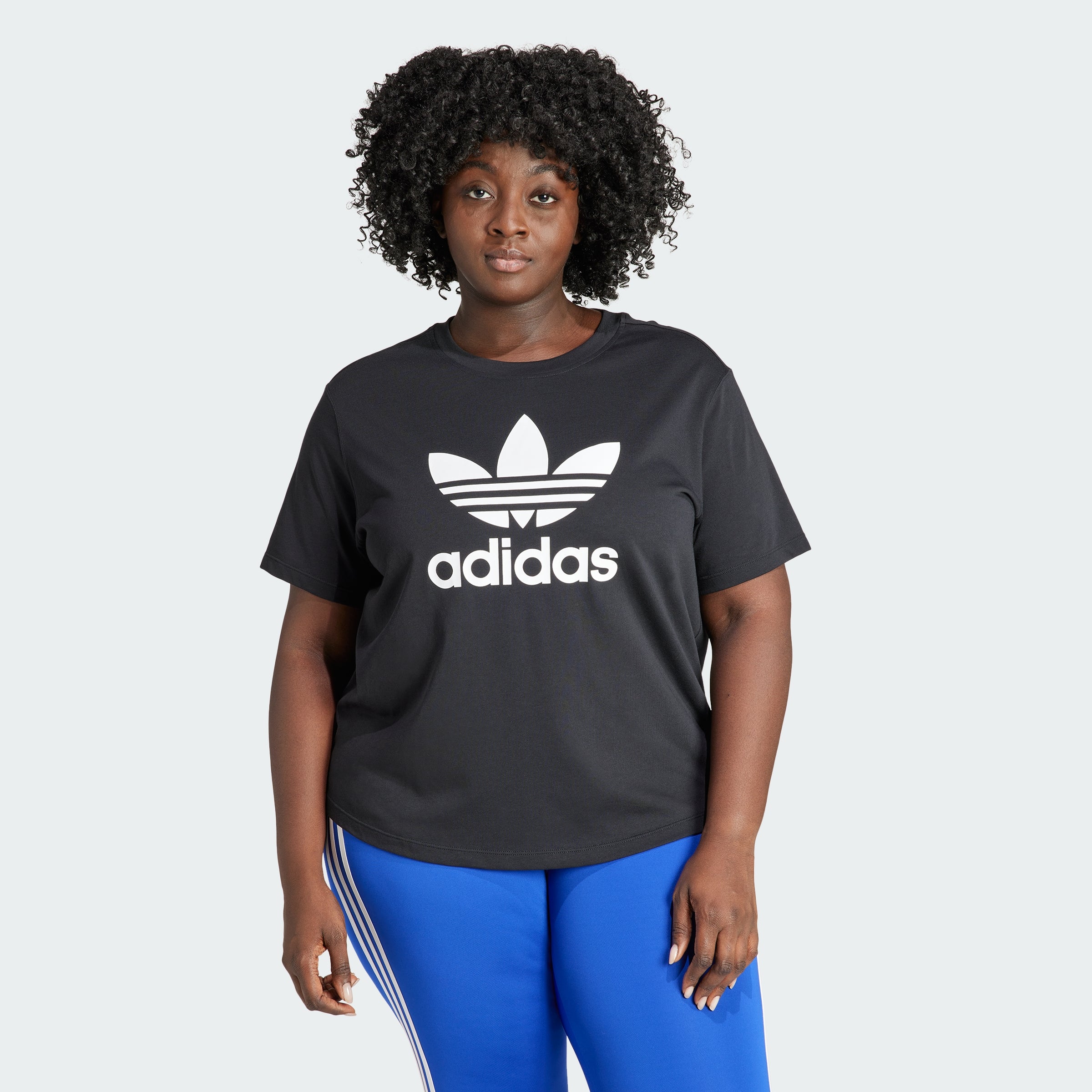 Women's Adicolor Trefoil Boxy Tee (Plus Size)