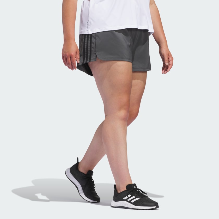 Women's Pacer 3-Stripes Woven Shorts (Plus Size)