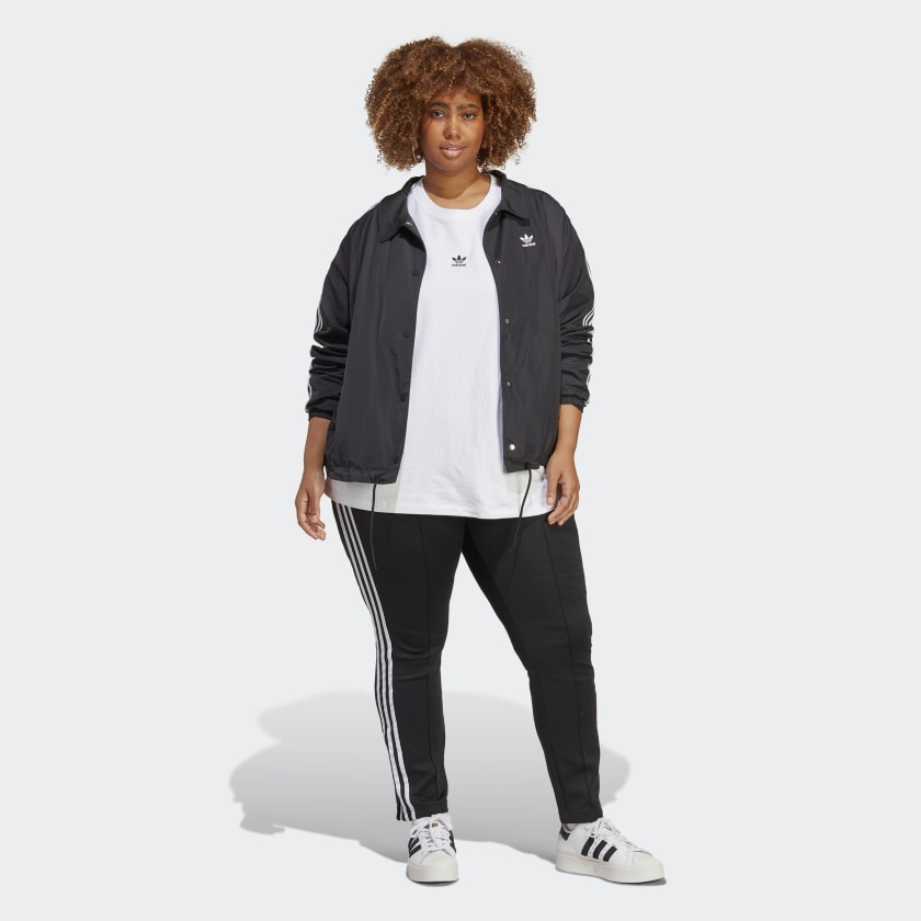 Women's Adicolor Classics 3-Stripes Coach Jacket (Plus Size)