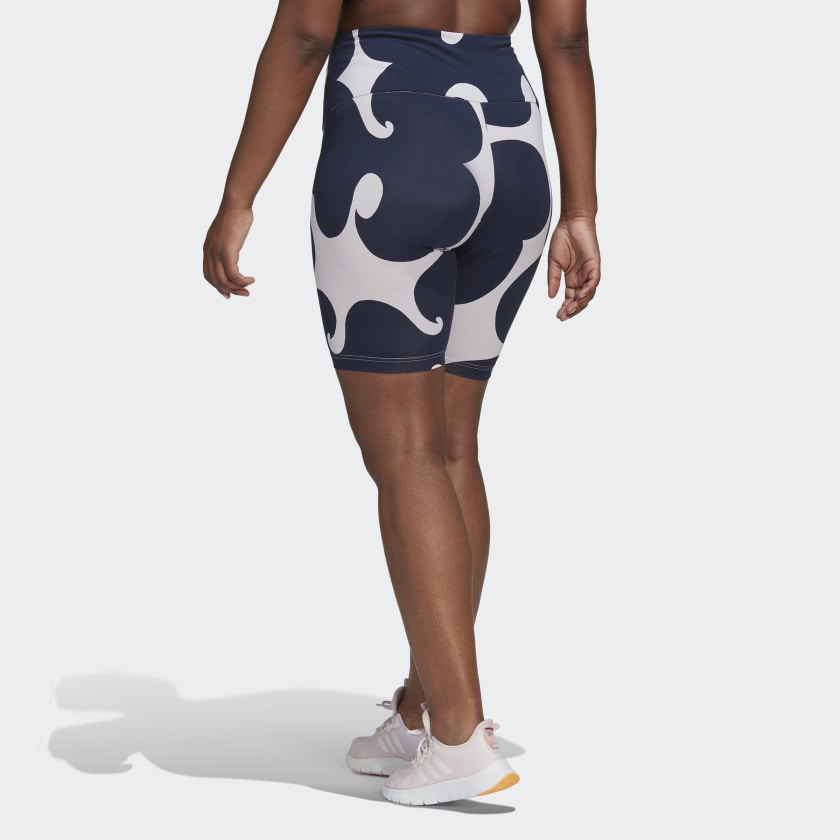 Women's Marimekko Rib Knee-Length Short Tights (Plus Size)
