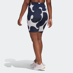 Women's Marimekko Rib Knee-Length Short Tights (Plus Size)