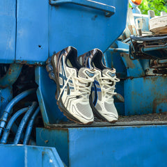 Mens Asics Gel-Kayano 14 (Cream/Blue Coast)