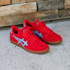 Mens Asics Skyhand OG (Electric Red/Harbor Blue)