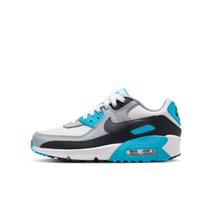 Big Kids’ Nike Air Max 90 LTR "Platinum Tint Blue Lightning"