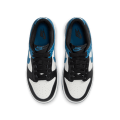 Big Kids' Nike Dunk Low "Industrial Blue Black White"