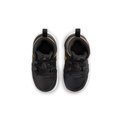 Baby/Toddler Jordan 1 Mid "Black Metallic Gold"