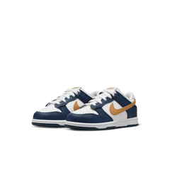 Little Kids' Nike Dunk Low "Midnight Navy Wheat"
