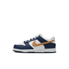 Little Kids' Nike Dunk Low "Midnight Navy Wheat"