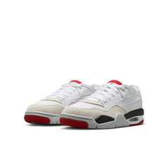 Big Kids' Air Jordan 4RM "White Fire Red"
