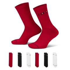 Unisex Jordan Essentials Crew Socks (6 Pairs) "Unisex"