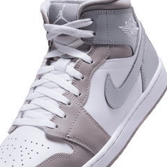 Men's Air Jordan 1 Mid SE  "White Cool Grey"