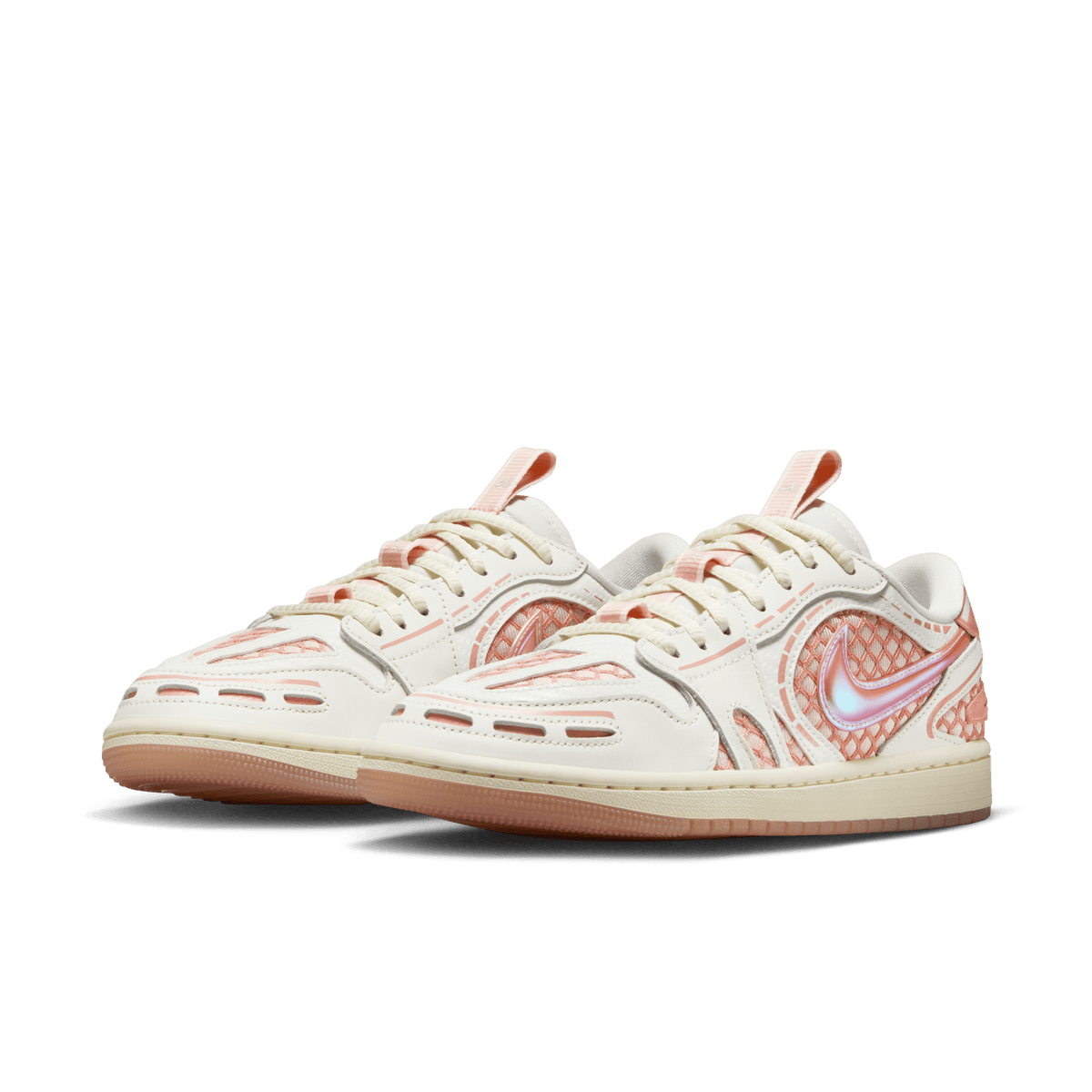 Women's Air Jordan 1 Low Method of Make "Sail Washed Coral"