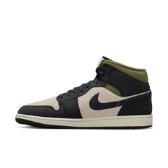 Men's Air Jordan 1 Mid SE "Off Noir Medium Olive"