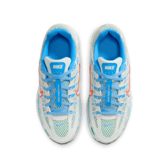 Big Kids' Nike P-6000 BG "White University Blue Stadium Green"