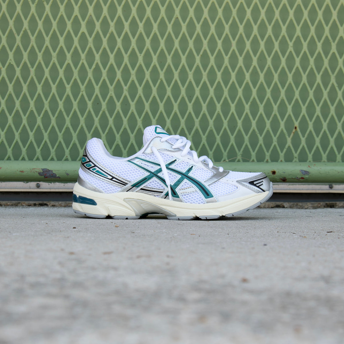 Mens Asics Gel-1130 (White/Rainy Lake)